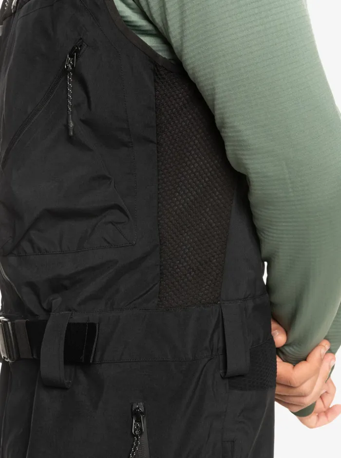 Snow Pants Men Quiksilver Highline Pro Insulated 3l GoreTex Snow Bib Pants True Black Snow Pants Men Quiksilver Highline Pro Insulated 3l GoreTex Snow Bib Pants True Black