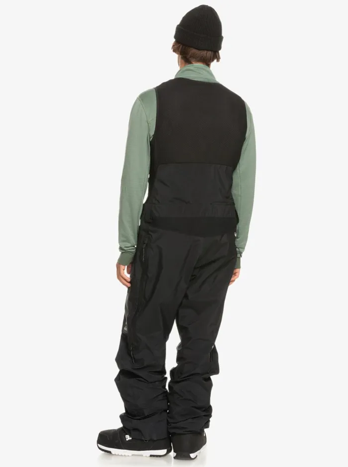 Snow Pants Men Quiksilver Highline Pro Insulated 3l GoreTex Snow Bib Pants True Black Snow Pants Men Quiksilver Highline Pro Insulated 3l GoreTex Snow Bib Pants True Black