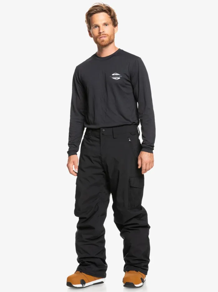 Snow Pants Men Quiksilver Porter Insulated Black Snow Pants True Black Snow Pants Men Quiksilver Porter Insulated Black Snow Pants True Black