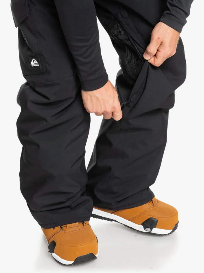 Snow Pants Men Quiksilver Porter Insulated Black Snow Pants True Black Snow Pants Men Quiksilver Porter Insulated Black Snow Pants True Black