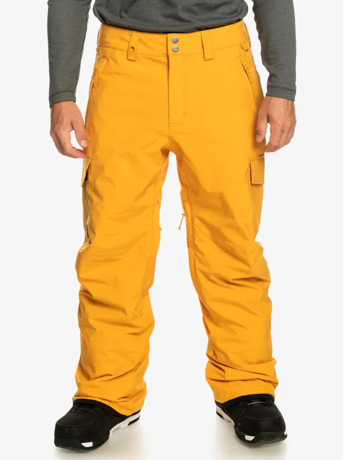 Snow Pants Men Quiksilver Porter Insulated Snow Pants Mineral Yellow