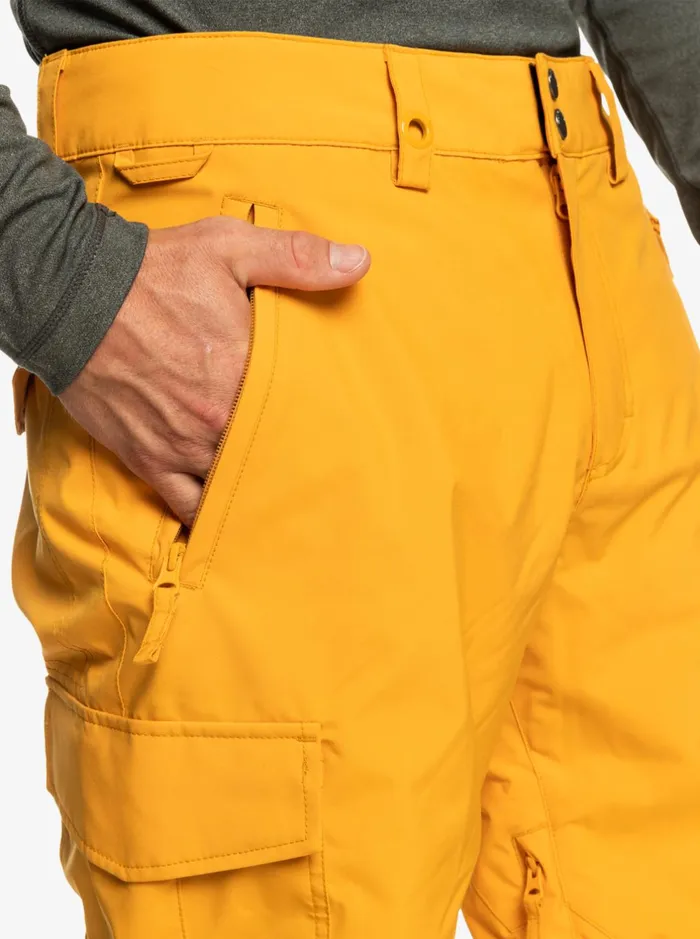 Snow Pants Men Quiksilver Porter Insulated Snow Pants Mineral Yellow Snow Pants Men Quiksilver Porter Insulated Snow Pants Mineral Yellow