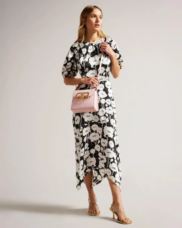 Statement Hardware Top Handle Bag Pale Pink Women Ted Baker Bags Statement Hardware Top Handle Bag Pale Pink Women Ted Baker Bags