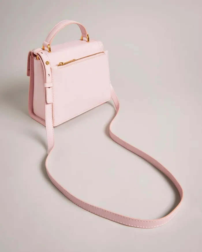 Statement Hardware Top Handle Bag Pale Pink Women Ted Baker Bags Statement Hardware Top Handle Bag Pale Pink Women Ted Baker Bags