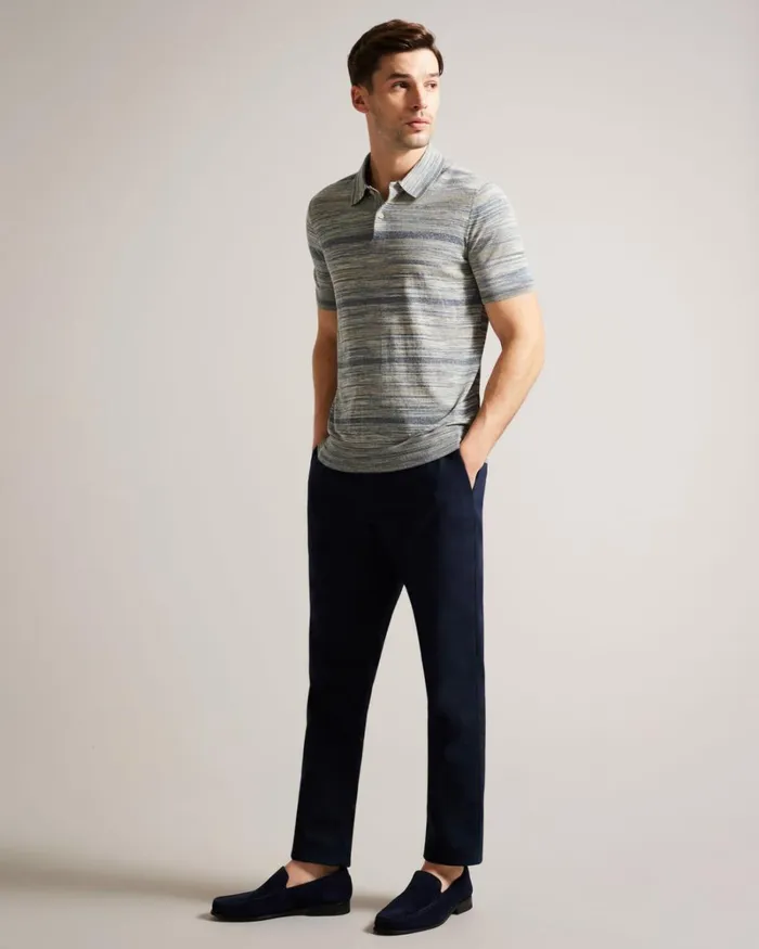 Suede Formal Loafers Navy Men Ted Baker Loafers