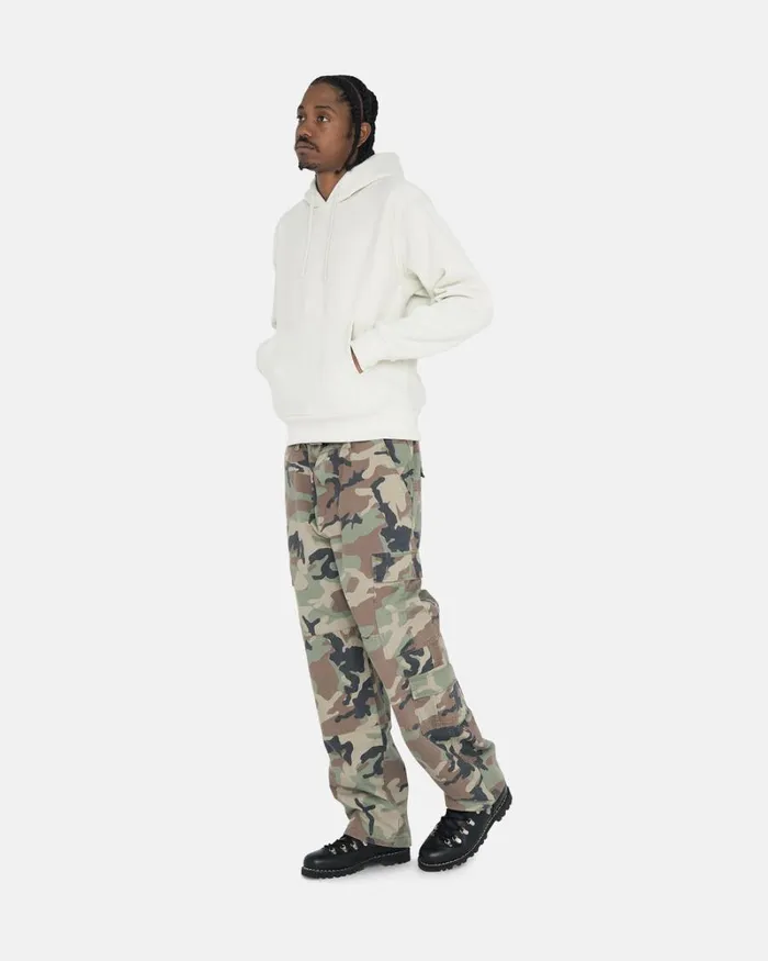 Sweats Men Stussy BACK APPLIQUE HOODIE Stone Sweats Men Stussy BACK APPLIQUE HOODIE Stone