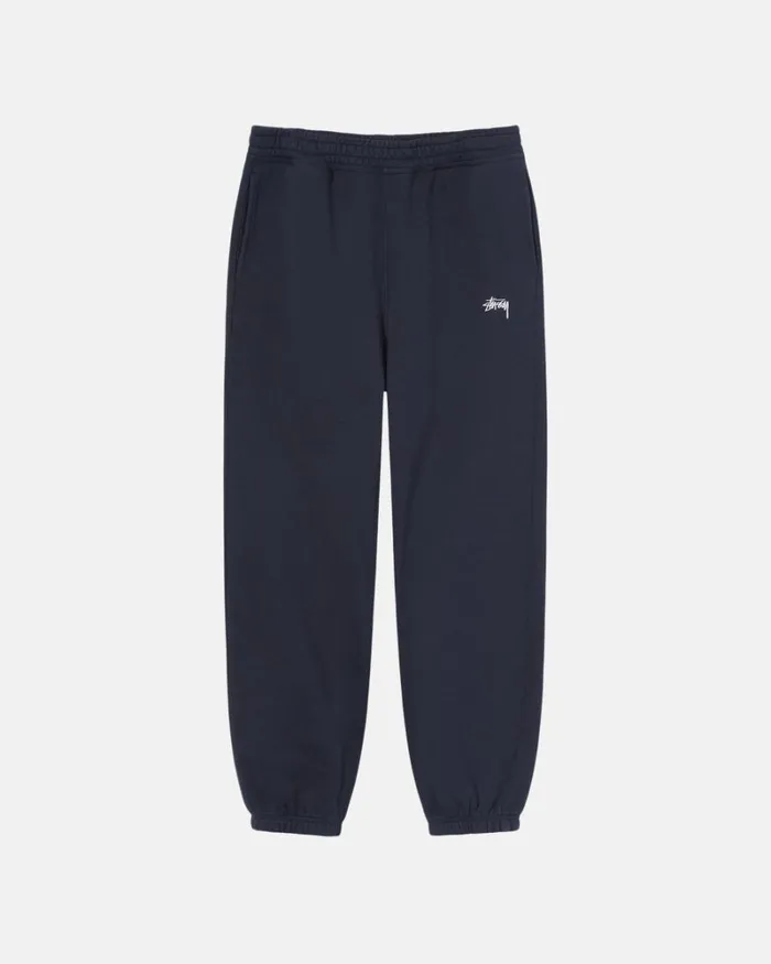 Sweats Men Stussy OVERDYED STOCK LOGO SWEATPANT Navy