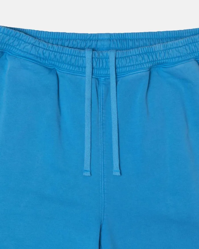 Sweats Men Stussy PIGMENT DYED FLEECE PANT Blue Sweats Men Stussy PIGMENT DYED FLEECE PANT Blue