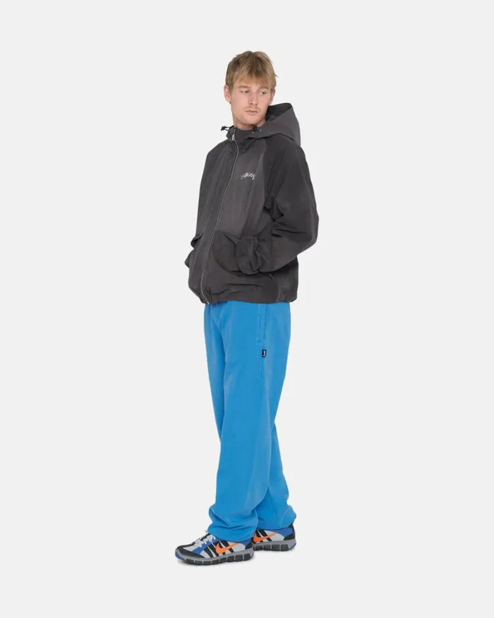 Sweats Men Stussy PIGMENT DYED FLEECE PANT Blue Sweats Men Stussy PIGMENT DYED FLEECE PANT Blue