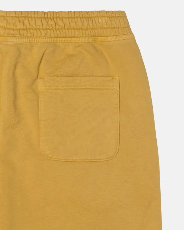 Sweats Men Stussy PIGMENT DYED FLEECE PANT Gold Sweats Men Stussy PIGMENT DYED FLEECE PANT Gold