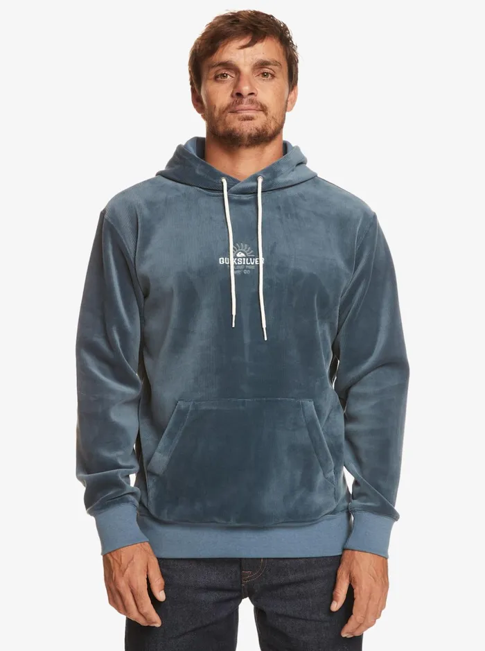 Sweatshirts and Hoodies Men Quiksilver Cord Hoodie Bering Sea