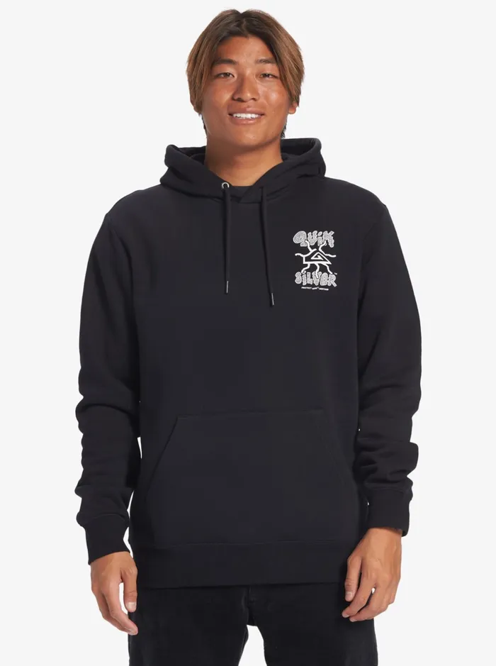 Sweatshirts and Hoodies Men Quiksilver Global Force Fleece Crew Neck Sweatshirt Black Sweatshirts and Hoodies Men Quiksilver Global Force Fleece Crew Neck Sweatshirt Black