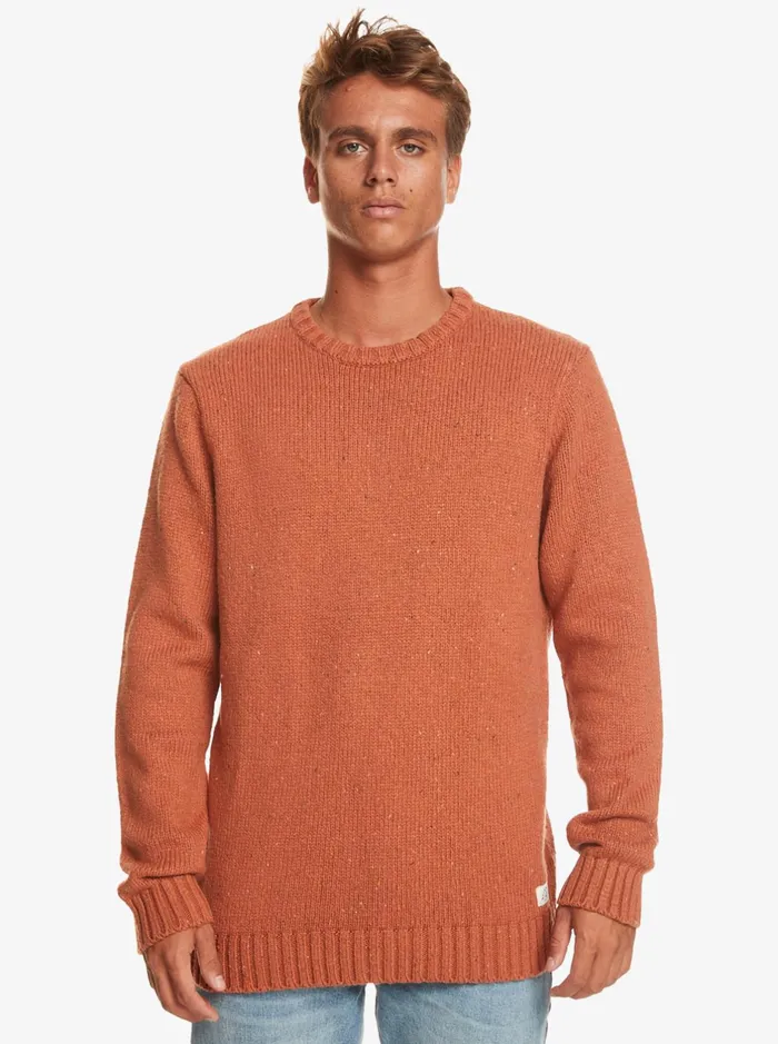 Sweatshirts and Hoodies Men Quiksilver Neppy Sweater Baked Clay Sweatshirts and Hoodies Men Quiksilver Neppy Sweater Baked Clay