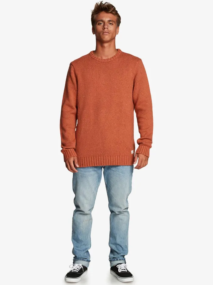 Sweatshirts and Hoodies Men Quiksilver Neppy Sweater Baked Clay Sweatshirts and Hoodies Men Quiksilver Neppy Sweater Baked Clay