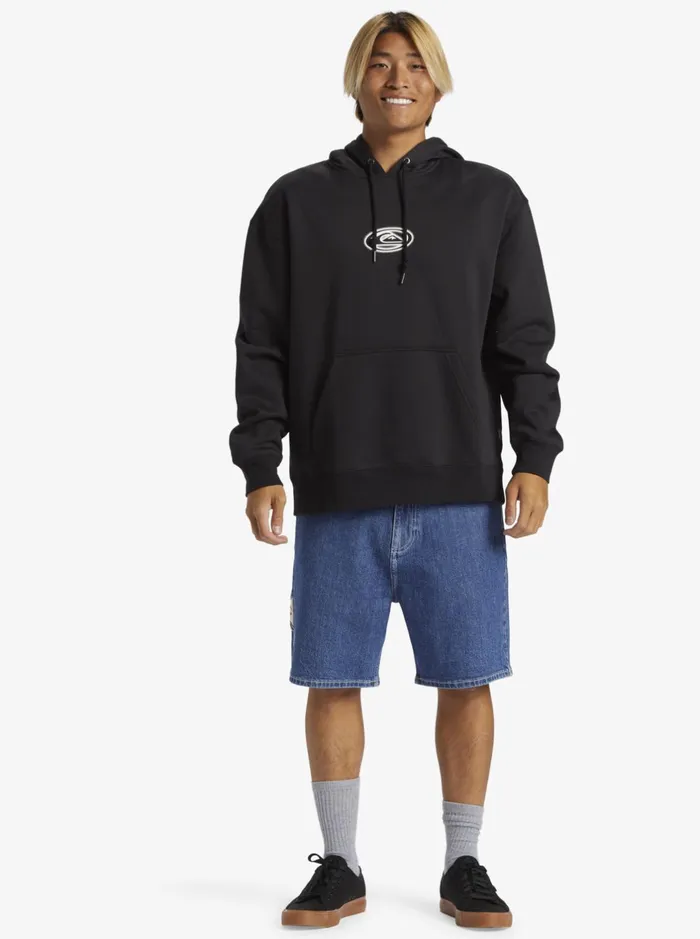 Sweatshirts and Hoodies Men Quiksilver New Instinct Hood Crew Neck Sweatshirt Black Sweatshirts and Hoodies Men Quiksilver New Instinct Hood Crew Neck Sweatshirt Black