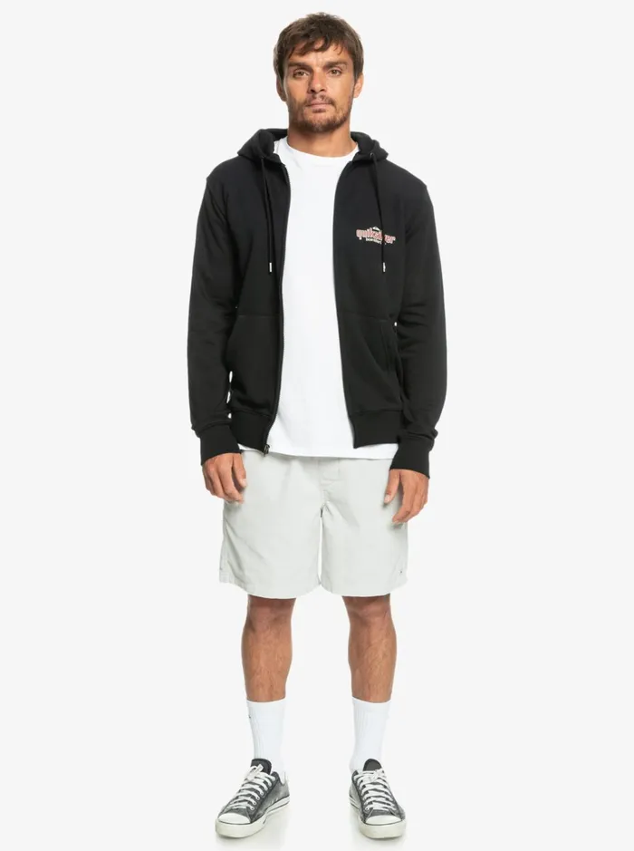 Sweatshirts and Hoodies Men Quiksilver Quik Words ZipUp Hoodie Black Sweatshirts and Hoodies Men Quiksilver Quik Words ZipUp Hoodie Black