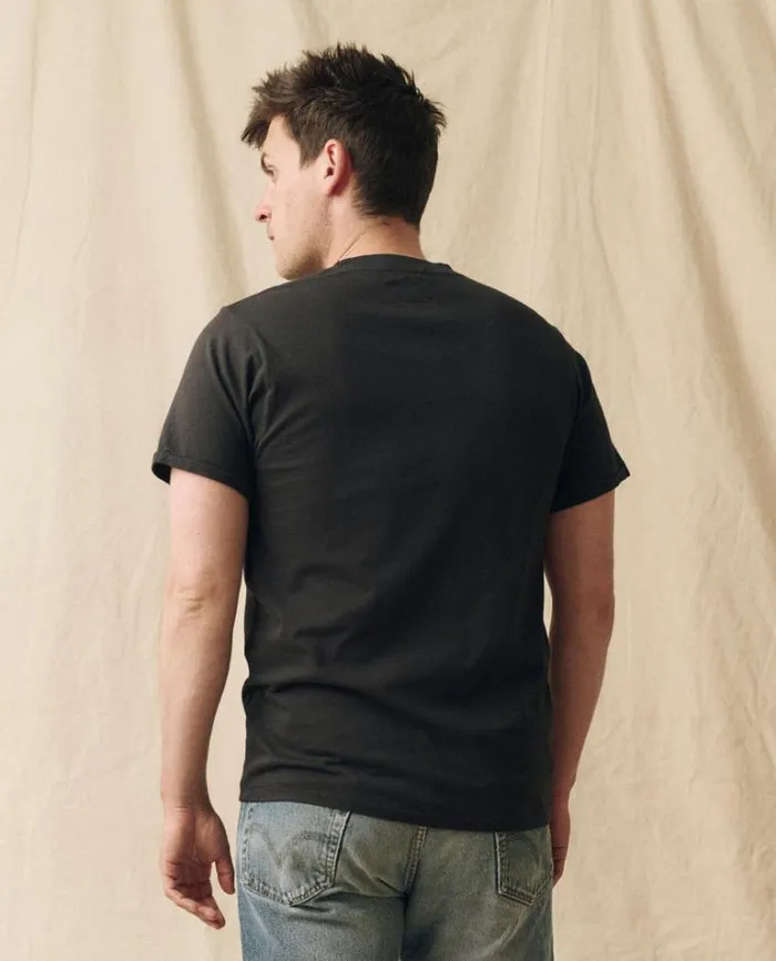 Tshirts Men039s The Great The Men039s Pure Knits Slim Tee Almost Black