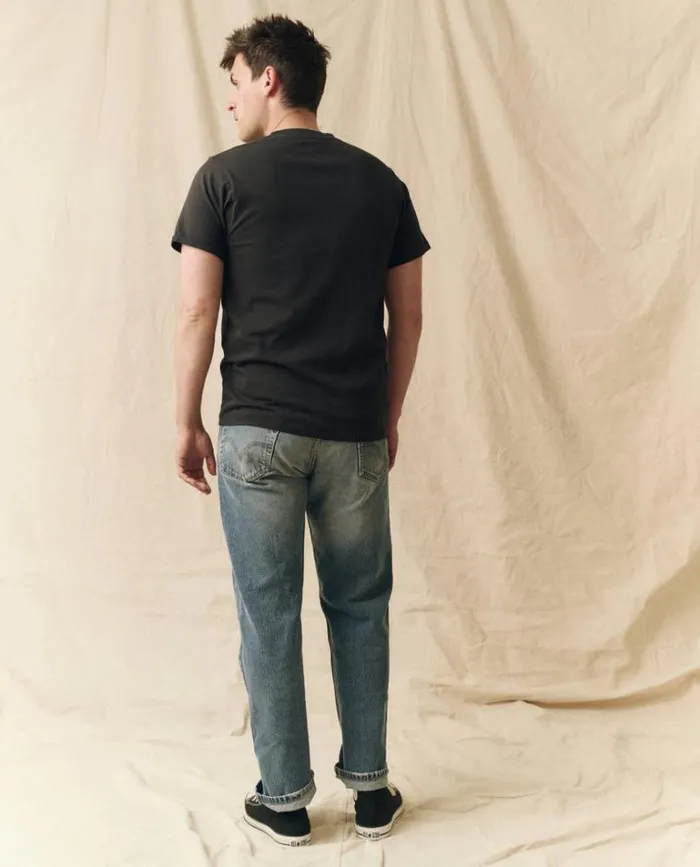Tshirts Men039s The Great The Men039s Pure Knits Slim Tee Almost Black