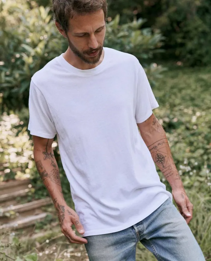 Tshirts Men039s The Great The Men039s Slim Tee True White