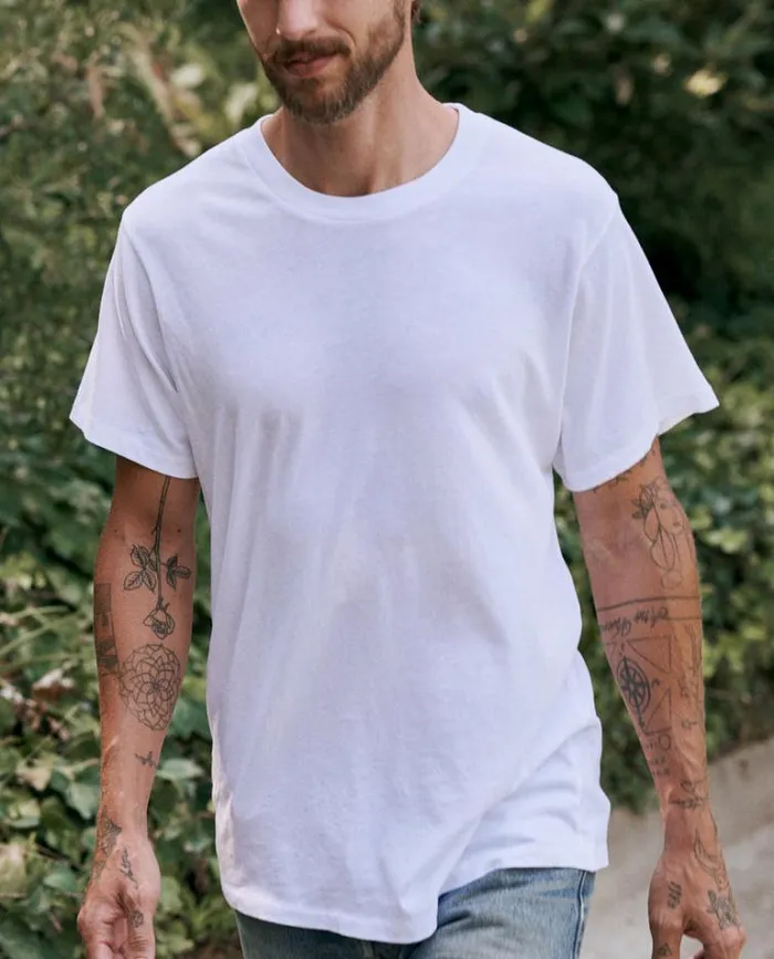 Tshirts Men039s The Great The Men039s Slim Tee True White