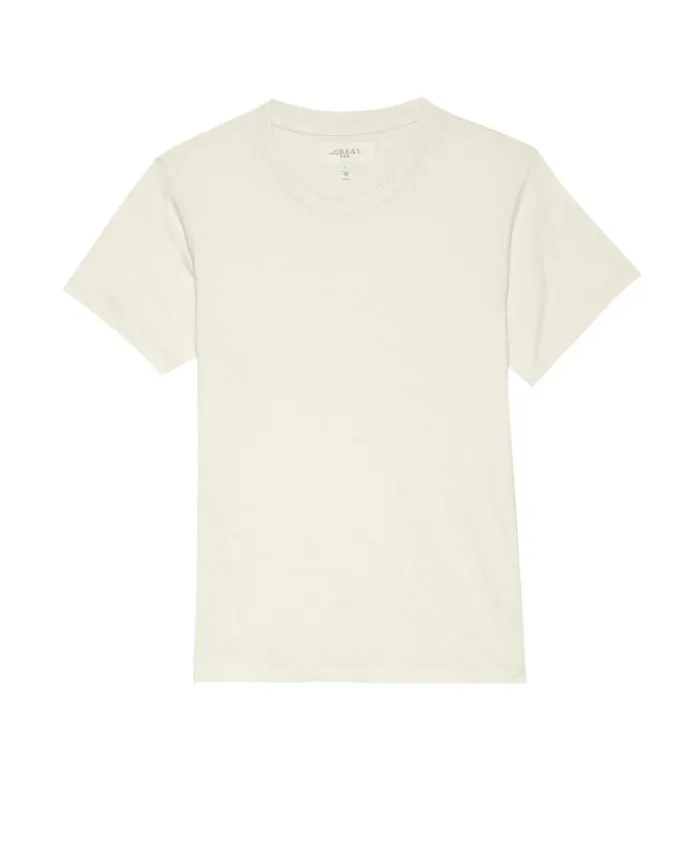 Tshirts Men039s The Great The Men039s Slim Tee Washed White