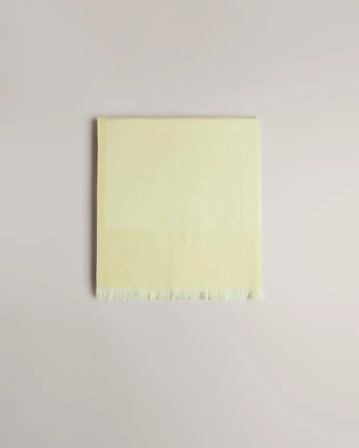 Ted Baker Logo Long Scarf LtYellow Women Ted Baker Scarves Ted Baker Logo Long Scarf LtYellow Women Ted Baker Scarves