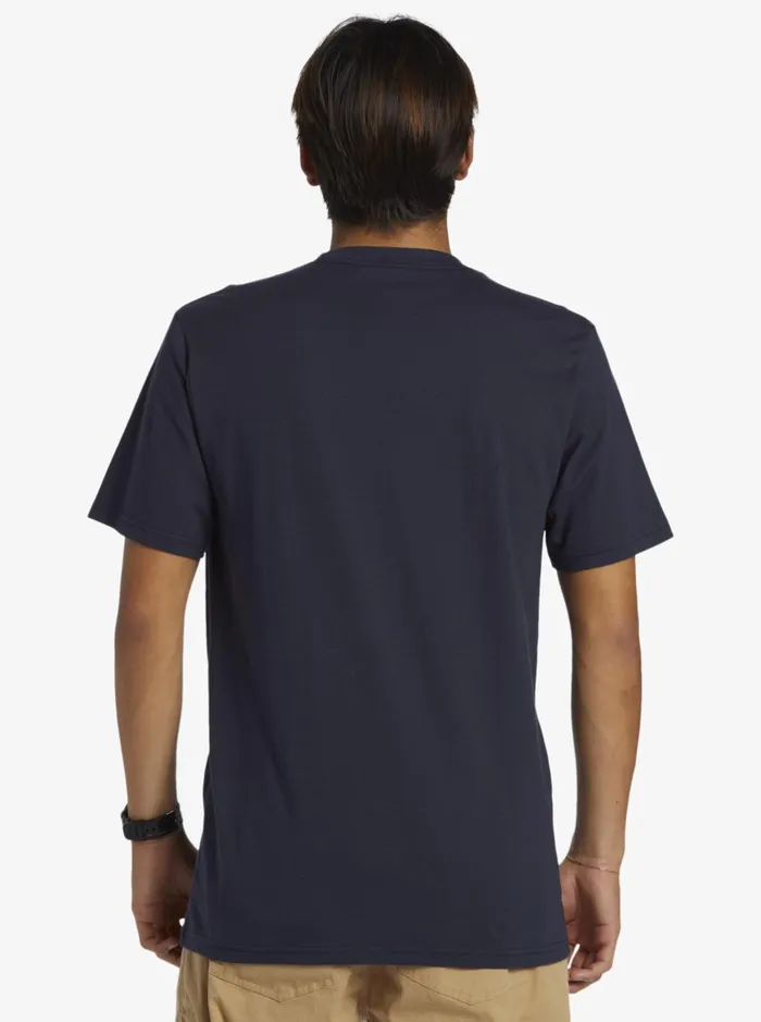 Tees Men Quiksilver Boardshort Linked TShirt Navy Blazer Tees Men Quiksilver Boardshort Linked TShirt Navy Blazer