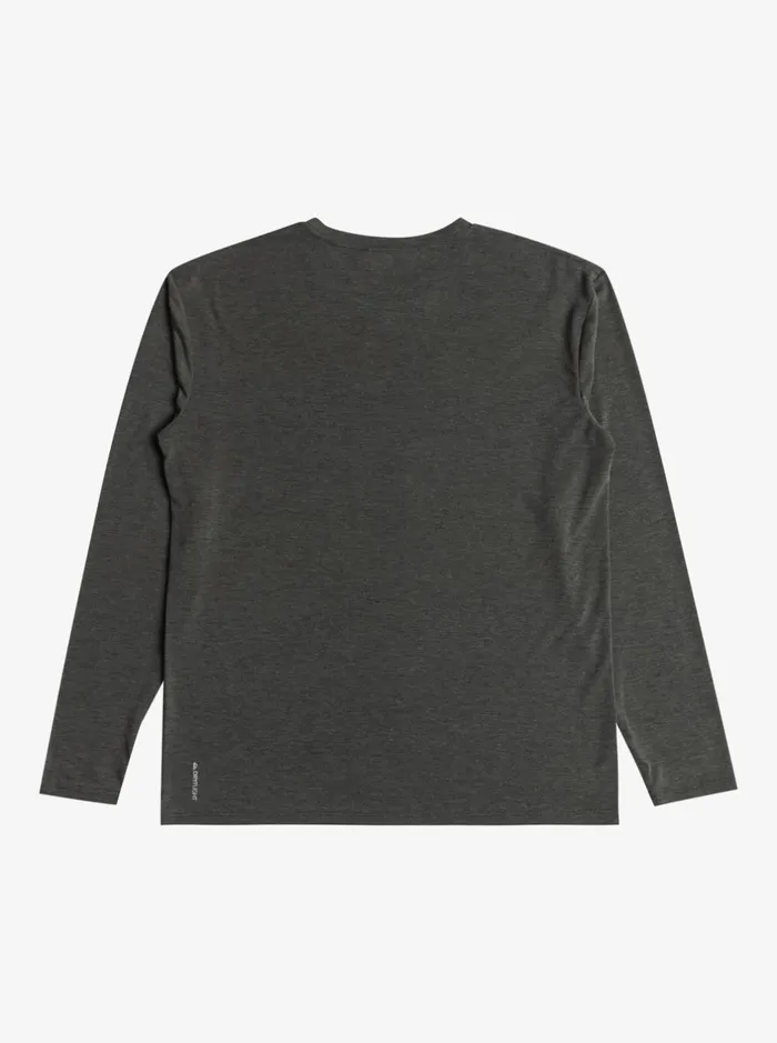 Tees Men Quiksilver Coastal Run Long Sleeve TShirt Black Heather Tees Men Quiksilver Coastal Run Long Sleeve TShirt Black Heather