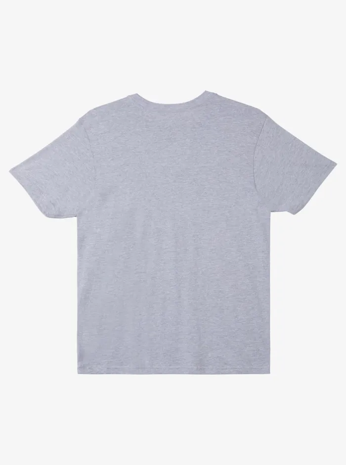 Tees Men Quiksilver Comp Logo TShirt Athletic Heather Tees Men Quiksilver Comp Logo TShirt Athletic Heather