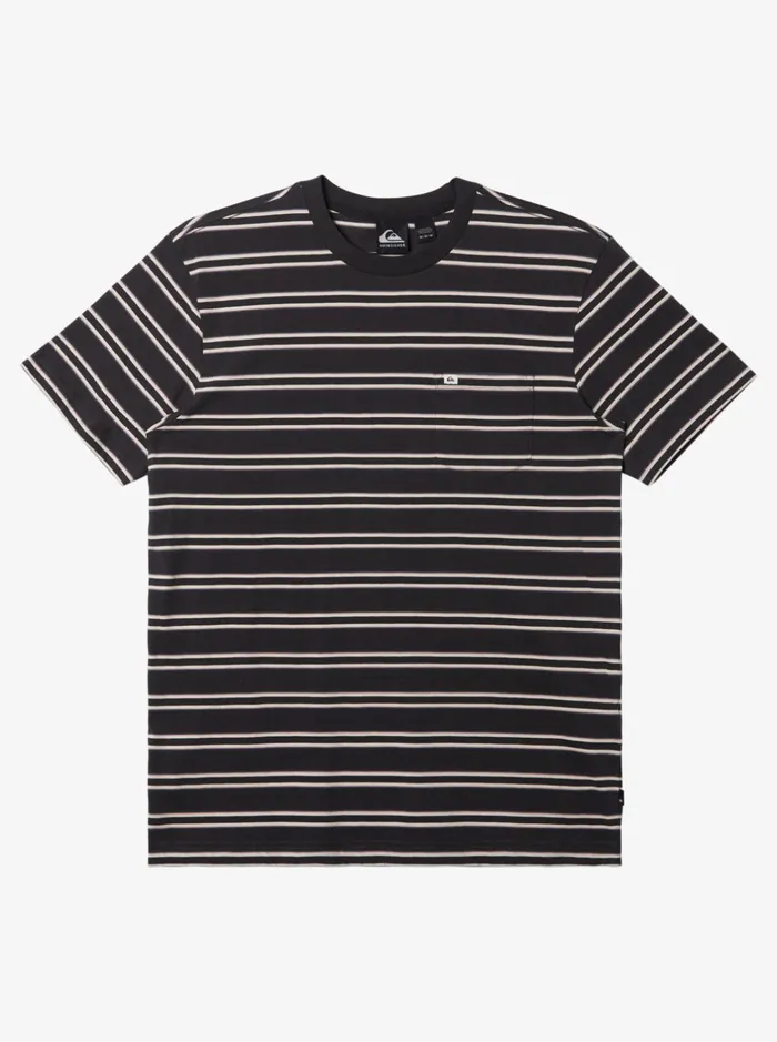 Tees Men Quiksilver Cruiser Pocket Tee Knit Tarmac Cruiser Pkt Tee