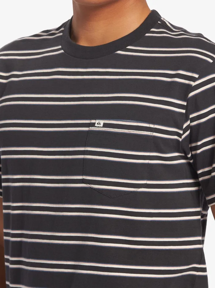 Tees Men Quiksilver Cruiser Pocket Tee Knit Tarmac Cruiser Pkt Tee Tees Men Quiksilver Cruiser Pocket Tee Knit Tarmac Cruiser Pkt Tee