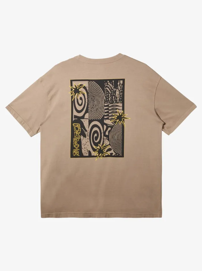 Tees Men Quiksilver Fall City TShirt Goat Tees Men Quiksilver Fall City TShirt Goat