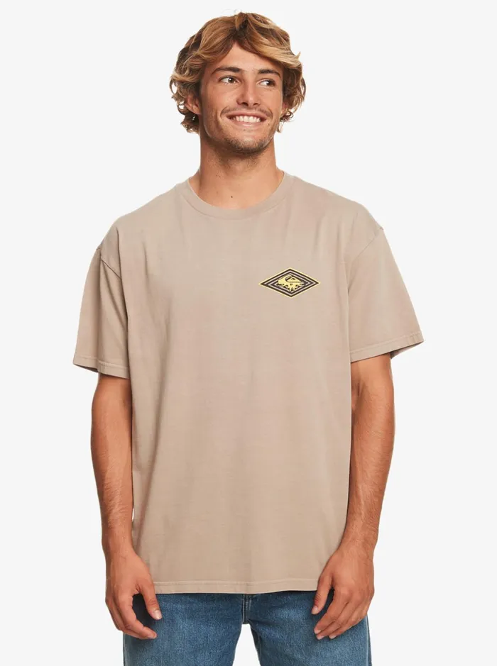 Tees Men Quiksilver Fall City TShirt Goat Tees Men Quiksilver Fall City TShirt Goat