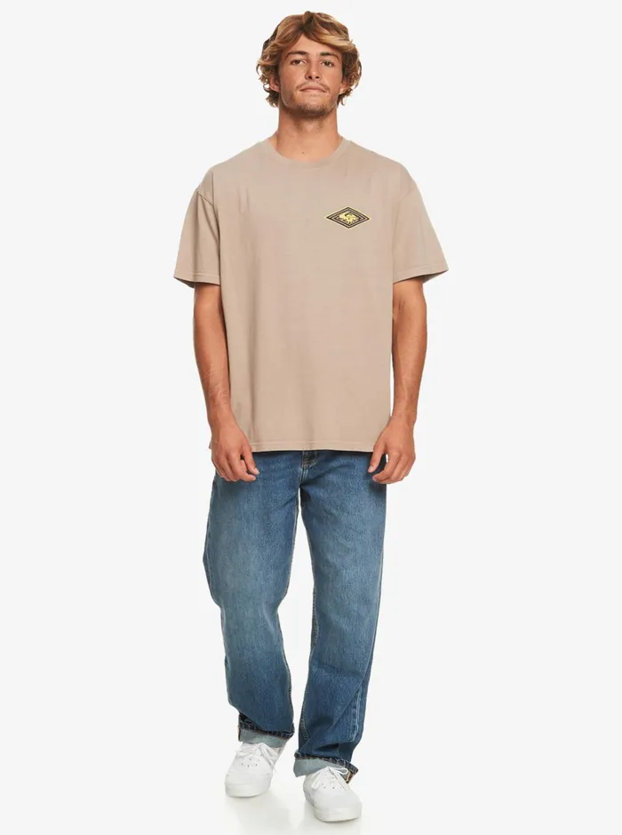 Tees Men Quiksilver Fall City TShirt Goat Tees Men Quiksilver Fall City TShirt Goat