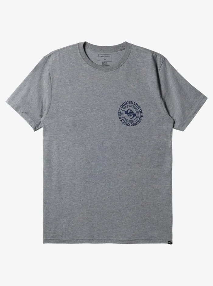 Tees Men Quiksilver Full Circle TShirt Medium Grey Heather