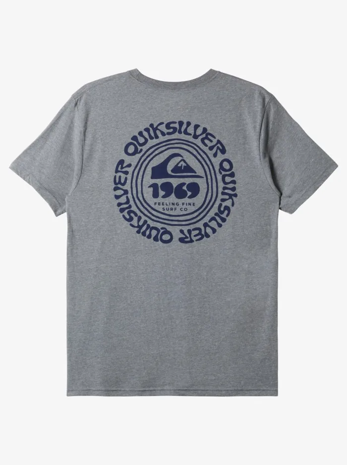 Tees Men Quiksilver Full Circle TShirt Medium Grey Heather Tees Men Quiksilver Full Circle TShirt Medium Grey Heather