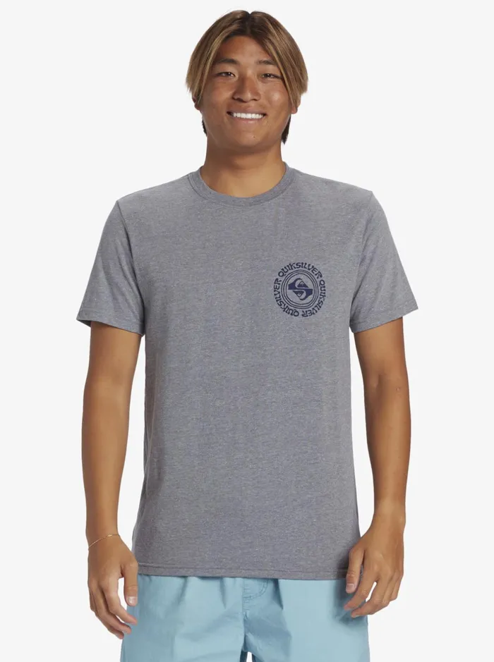 Tees Men Quiksilver Full Circle TShirt Medium Grey Heather Tees Men Quiksilver Full Circle TShirt Medium Grey Heather