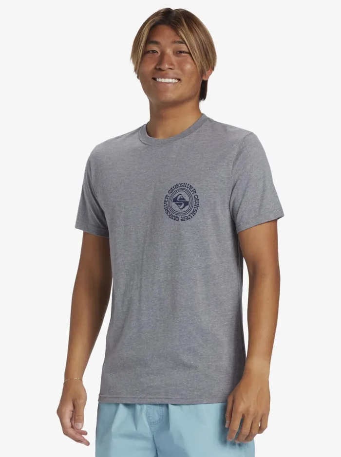 Tees Men Quiksilver Full Circle TShirt Medium Grey Heather Tees Men Quiksilver Full Circle TShirt Medium Grey Heather