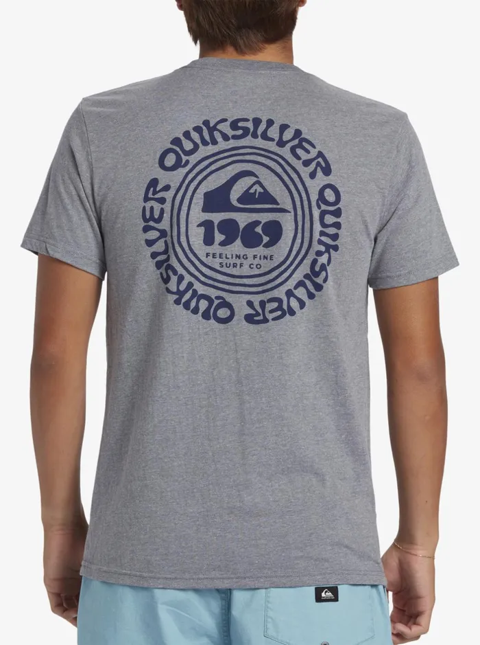 Tees Men Quiksilver Full Circle TShirt Medium Grey Heather Tees Men Quiksilver Full Circle TShirt Medium Grey Heather