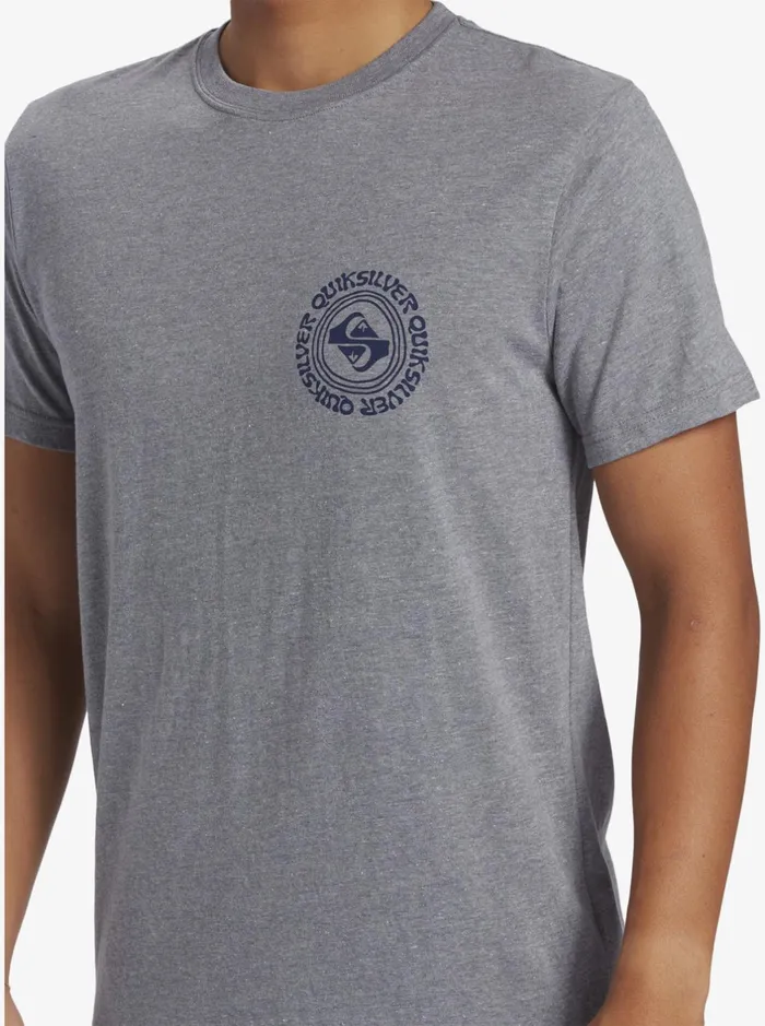 Tees Men Quiksilver Full Circle TShirt Medium Grey Heather Tees Men Quiksilver Full Circle TShirt Medium Grey Heather