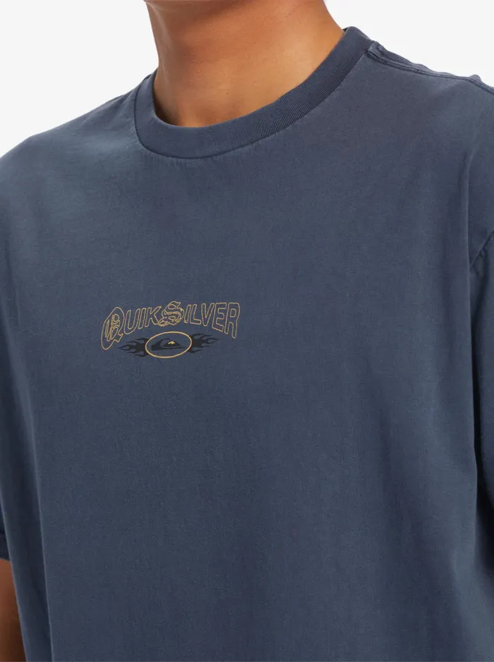 Tees Men Quiksilver Fully Charged Msw TShirt Midnight Navy Tees Men Quiksilver Fully Charged Msw TShirt Midnight Navy
