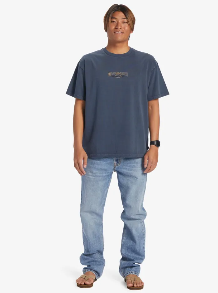 Tees Men Quiksilver Fully Charged Msw TShirt Midnight Navy Tees Men Quiksilver Fully Charged Msw TShirt Midnight Navy