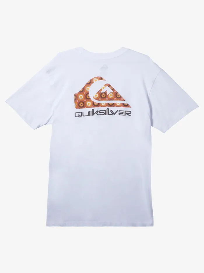 Tees Men Quiksilver Funky Filler TShirt White Tees Men Quiksilver Funky Filler TShirt White
