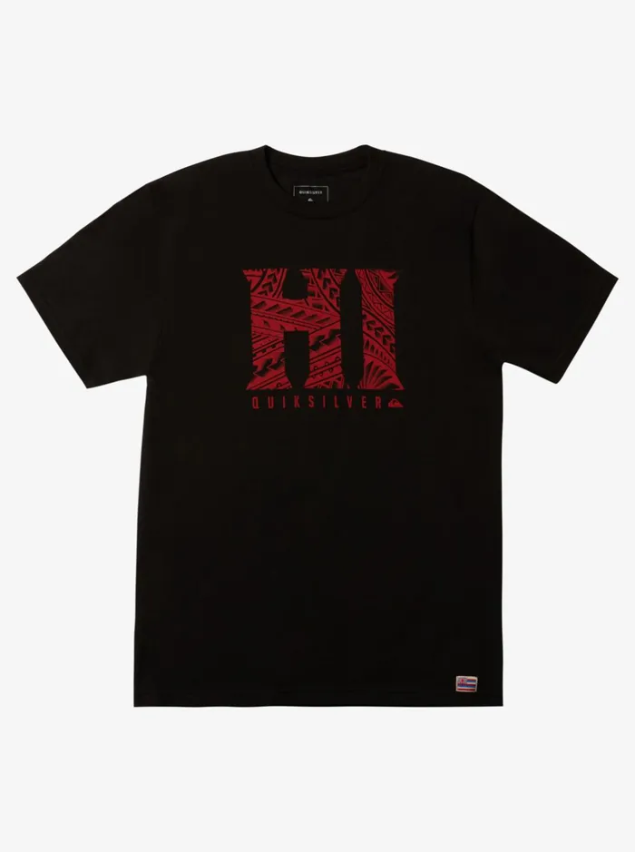 Tees Men Quiksilver Hawaii Islander TShirt Black
