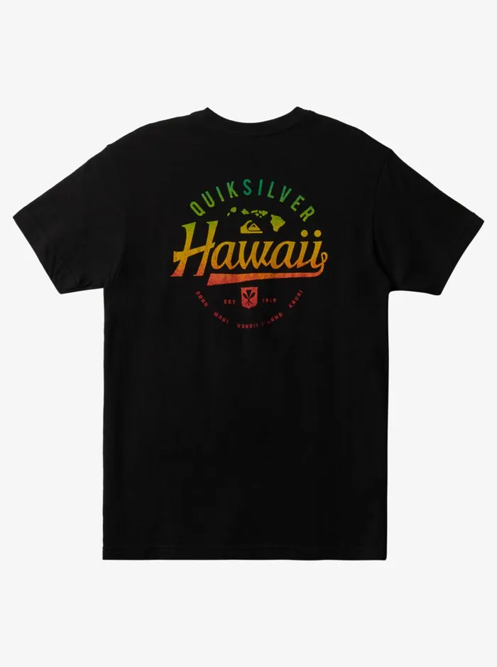 Tees Men Quiksilver Hi Good Times TShirt Black Tees Men Quiksilver Hi Good Times TShirt Black