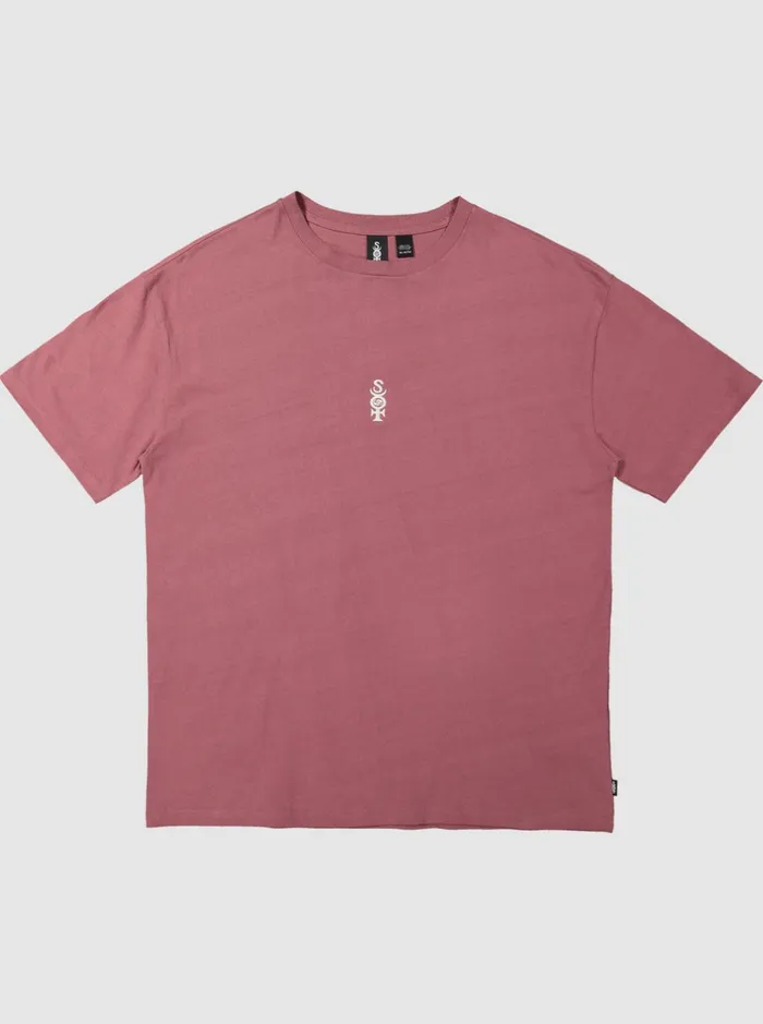 Tees Men Quiksilver Mercury TShirt Crushed Berry