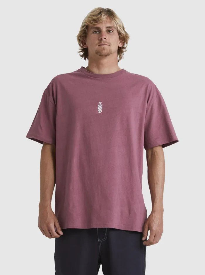 Tees Men Quiksilver Mercury TShirt Crushed Berry Tees Men Quiksilver Mercury TShirt Crushed Berry