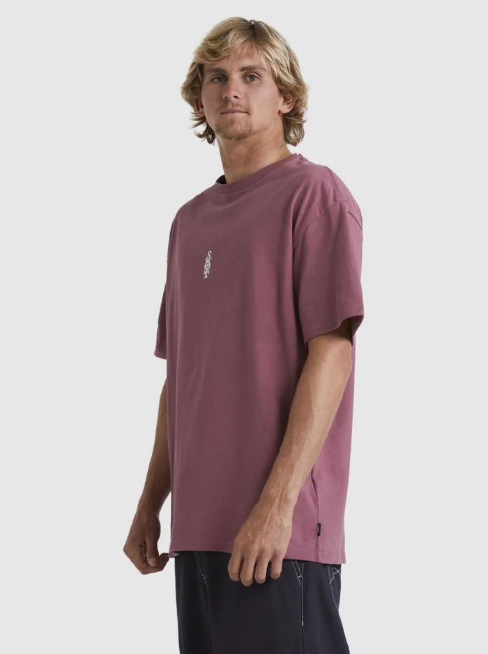 Tees Men Quiksilver Mercury TShirt Crushed Berry Tees Men Quiksilver Mercury TShirt Crushed Berry