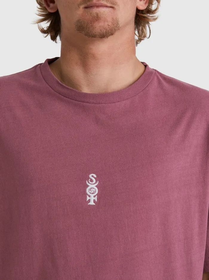 Tees Men Quiksilver Mercury TShirt Crushed Berry Tees Men Quiksilver Mercury TShirt Crushed Berry