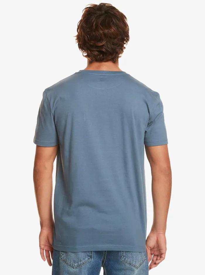 Tees Men Quiksilver Mesa Stripe Pocket TShirt Bering Sea Tees Men Quiksilver Mesa Stripe Pocket TShirt Bering Sea